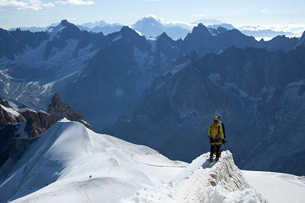 istock Alpine mountaineers at Mont Blanc 175548210