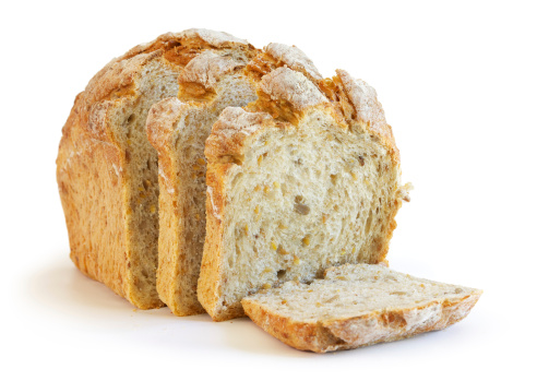 Pequeño pan artesanal pan en rebanadas photo