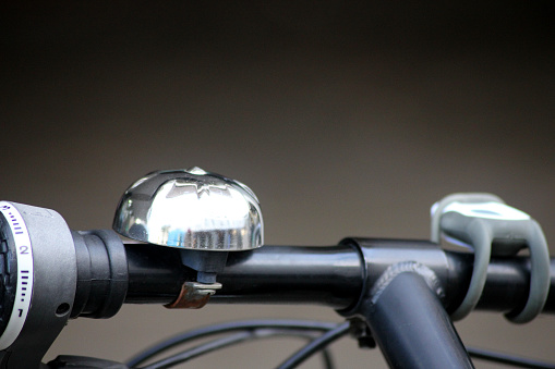 Close up of a bicycle bell