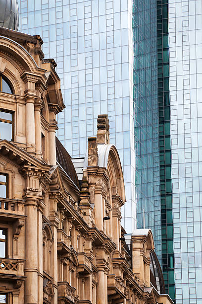 istock old building and modern tower in Frankfurt 175556869
