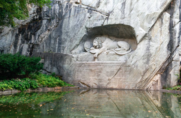 istock Lion of Lucerne monument, Switzerland 1755574264