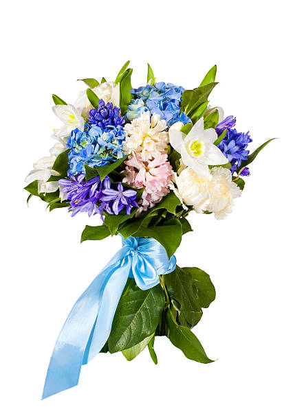 Beautiful bouquet of flowers stock photo