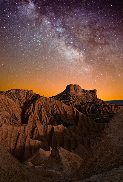 istock Milky Way over the desert 175559107