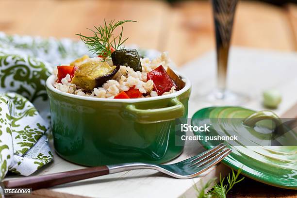 Baked Vegetables Pilaf Stock Photo - Download Image Now - Backgrounds, Color Image, Cooked