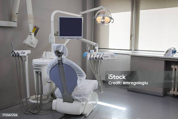 Dental Clinica - Fotografie stock e altre immagini di Ambientazione interna - Ambientazione interna, Ambulatorio dentistico, Apparecchiatura odontoiatrica