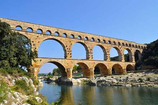 The Roman Aqueduct along the Appian Way, in Parco degli Acquedotti