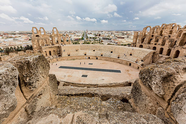 istock ancient colosseum in El Jem, Tunisia 175564580