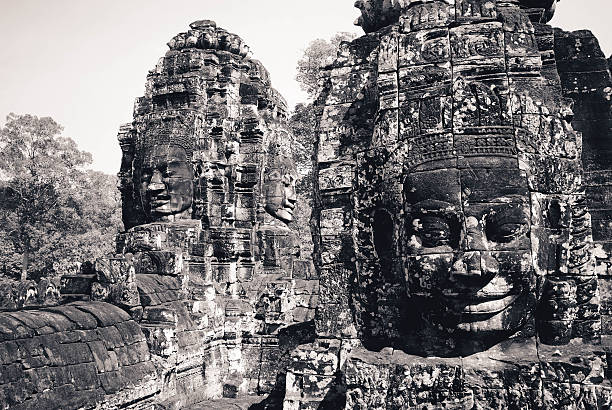 angkor wat, do camboja - destrination - fotografias e filmes do acervo