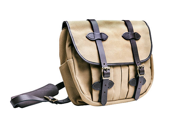istock Rugged canvas bag, isolated with clipping paths on white background. 175565205