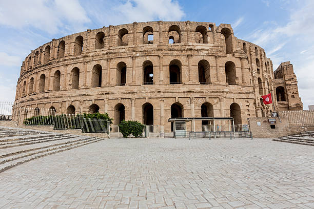istock ancient colosseum in El Jem, Tunisia 175566484