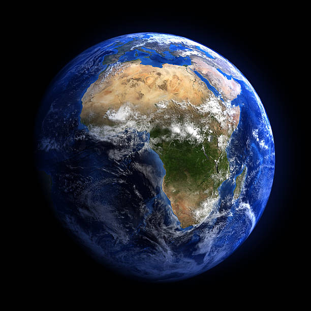 istock Earth from space showing Africa. 175566850