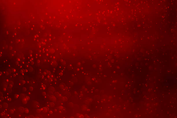istock Red glitter vintage lights background. 1755673734