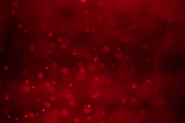 istock Red glitter vintage lights background 1755714974