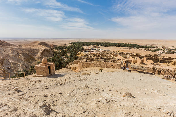 istock mountain oasis Chebika in Sahara desert, Tunisia 175572100