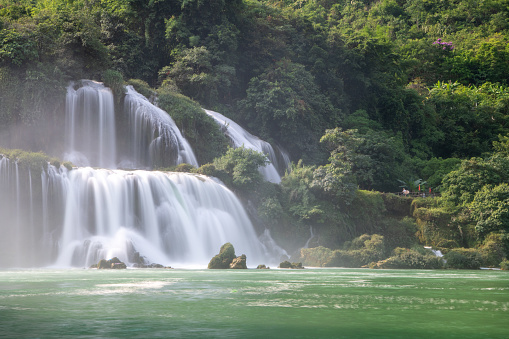 istock view of Detian or Ban Gioc waterfall, Cao Bang, Vietnam. Ban Gioc waterfall is one of the top 10 waterfalls in the world 1755748555