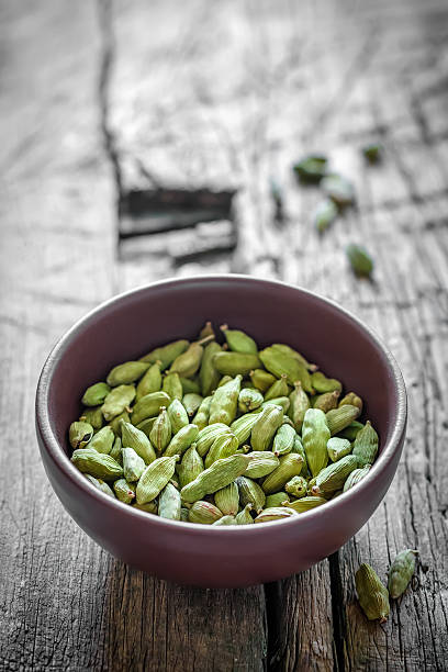 cardamomo - cardamom plant spice green imagens e fotografias de stock