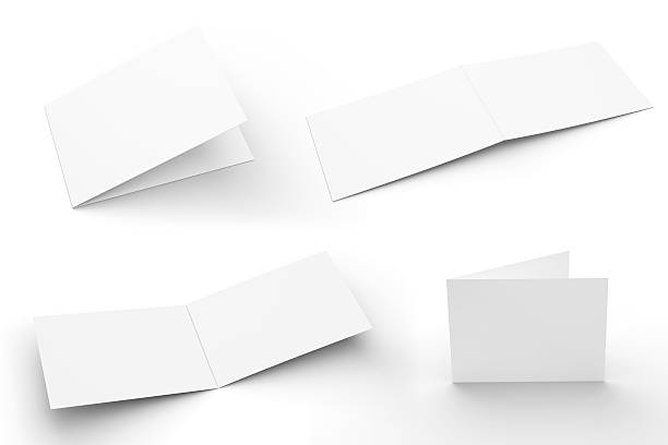 istock Blank Greeting Cards set isolated on white 175575971
