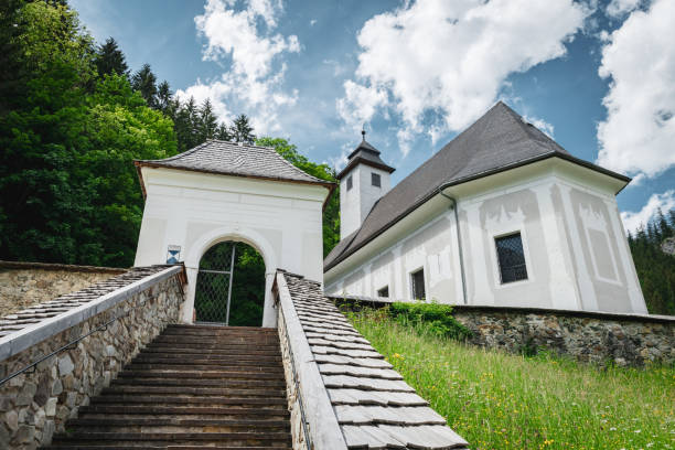 istock staircase to Johnsbach church in styria 1755775719