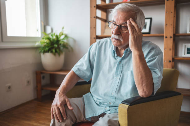 istock Senior man having pain in his head 1755782320