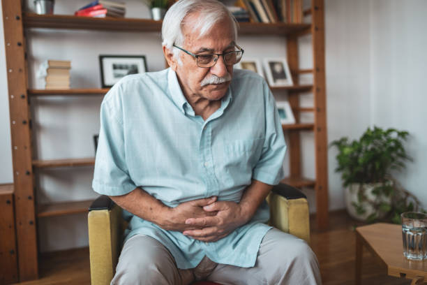 istock Senior man having stomach pain 1755782836