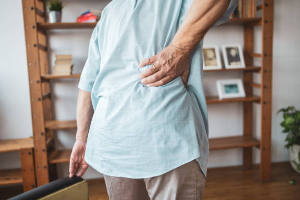 istock Senior man having pain in his back 1755784436