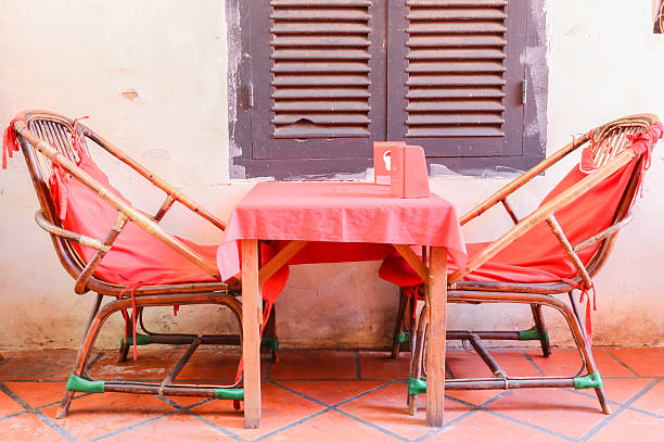 istock tables and chairs in the street 175581180