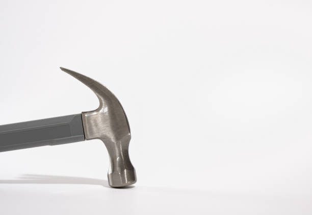 istock Hammer on white background. Copy space for text. Concept of construction and design. 1755825259