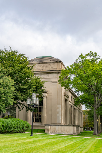 Massachusetts Institute of Technology William Barton Rogers building in Boston, Massachusetts, USA.