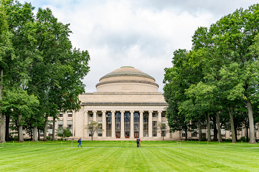 Massachusetts Institute of Technology 'The Great Dome' building in Boston, Massachusetts, USA