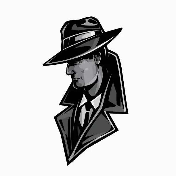 Vector illustration of Detective symbol