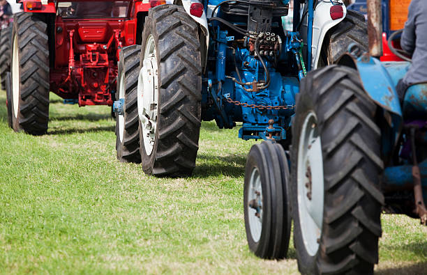istock Vintage Tractor Parade at Agricultural Show 175585910