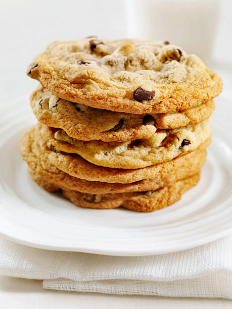 istock Chocolate Chip Cookies and Milk 175585951