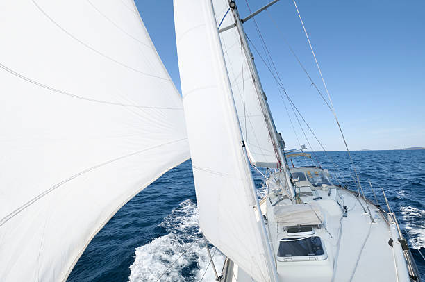 istock Sailing boat at the sea 175585970