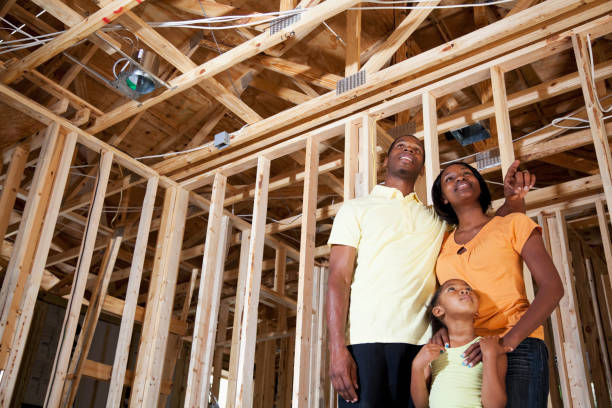 istock Family in house under construction 175585979