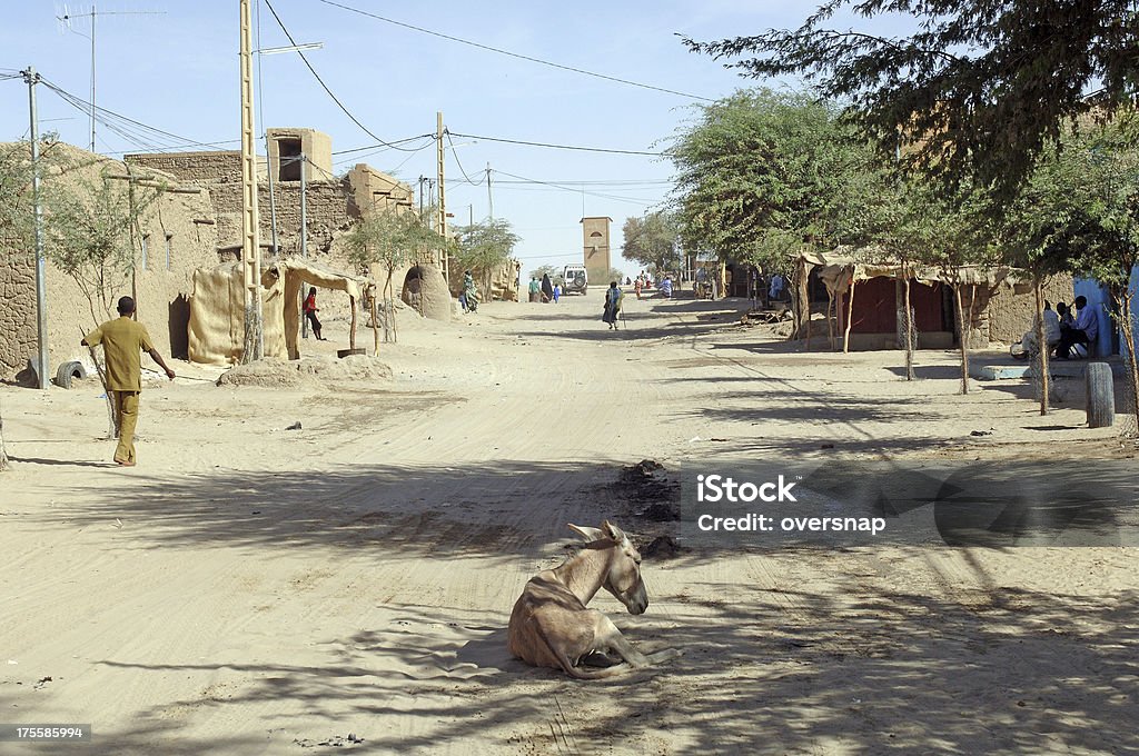 Timbuktu Street - Foto stock royalty-free di Timbuktu - Mali