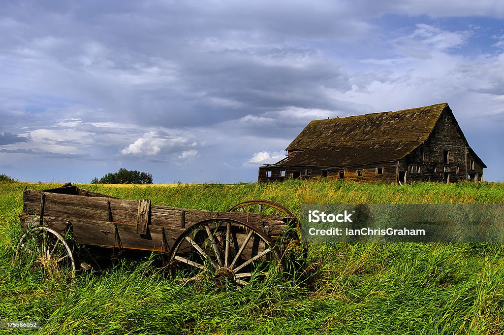 Prairie paisagem - Foto de stock de Carroça Coberta royalty-free