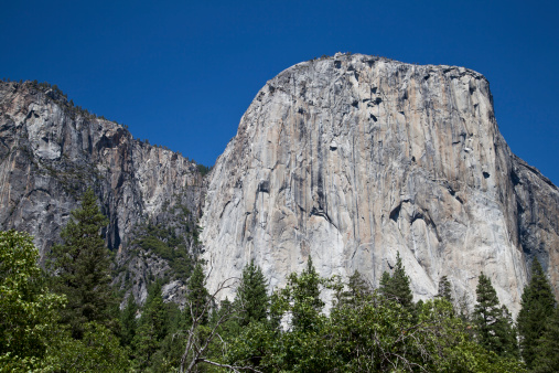 Granite cliff at Yosemite National Park