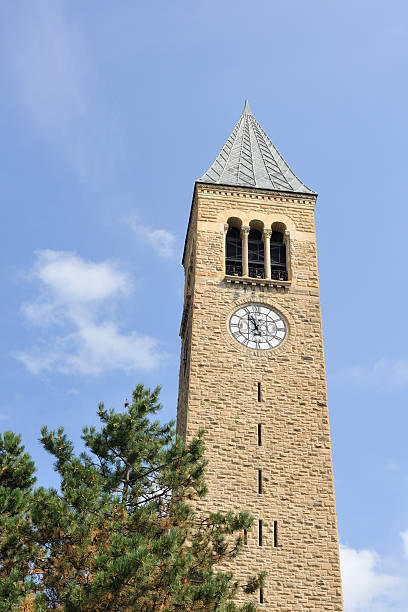 mcgraw tower di cornell university - mcgraw foto e immagini stock