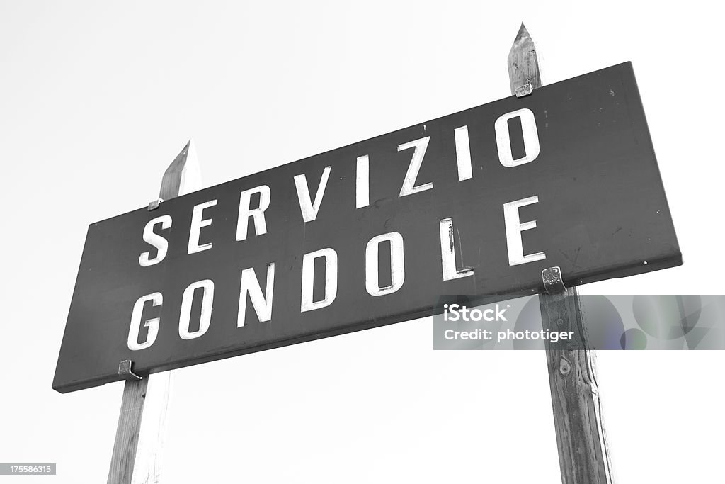 servizio gondole - Royalty-free Ao Ar Livre Foto de stock