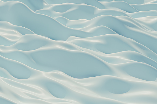 Serene Waves: Background of Light Blue Wave Pattern Flooring