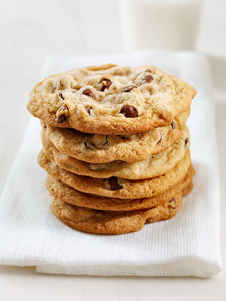 istock Chocolate Chip Cookies and Milk 175587846