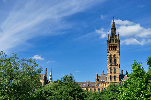 istock The gothic bell tower of Glasgow University 175587957