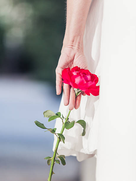 istock Girl with rose 175588525