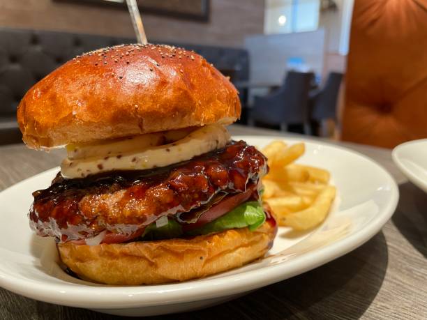 Wagyu Beef Burger Cream Cheese Teriyaki