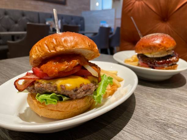 istock Wagyu Beef Burger with Spicy Chili Sauce 1755887376