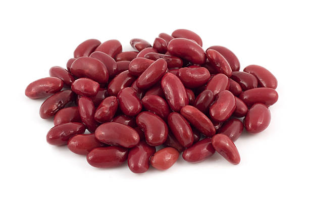 Kidney beans on a white background Kidney beans on a white background. kidney bean stock pictures, royalty-free photos & images