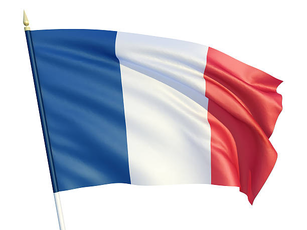 Flag of France stock photo