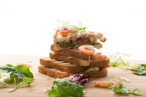 istock sandwich with lettuce and shrimp. 1755891348