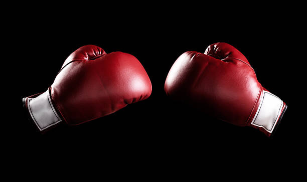 Red Boxing Gloves stock photo