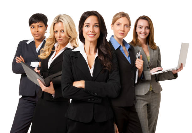 Businesswomen on White